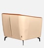 Kiyo 1 Seater Sofa Tan & Cream Colour