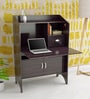 Kiyoko Hutch Desk in Walnut Finish