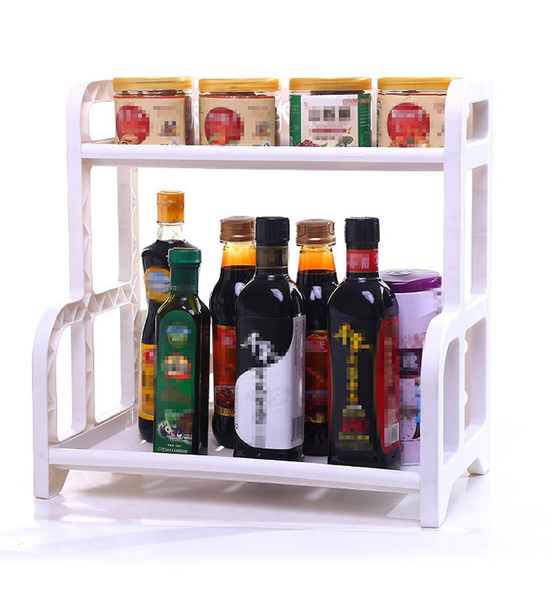 Buy Klaxon White 2 Tier Multi Functional Kitchen Rack Online Kitchen