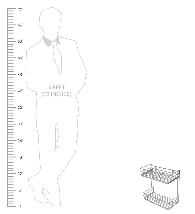 Buy Stainless Steel Kitchen Stand with 2 Racks 12 X 6 inches Online