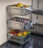 Stainless Steel Vegetable and Fruit Basket Kitchen Rack