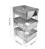Stainless Steel Vegetable and Fruit Basket Kitchen Rack