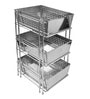Stainless Steel Vegetable and Fruit Basket Kitchen Rack