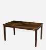 Klazt 6 Seater Dining Set In Brown Finish