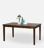 Klazt 6 Seater Dining Set In Brown Finish