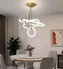 Kleum 84W Smart LED Chanderlier Light | 60 cm Modern Luxury Ceiling Fixture | Google & Alexa Voice Control | Height Adjustable | Warm White | Living Room, Dining, Bedroom & Hall