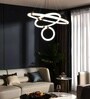 Kleum 84W Smart LED Chanderlier Light | 60 cm Modern Luxury Ceiling Fixture | Google & Alexa Voice Control | Height Adjustable | Warm White | Living Room, Dining, Bedroom & Hall