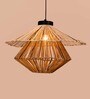 Klimt Rafia Hanging Lamp Brown White