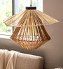 Klimt Rafia Hanging Lamp Brown White