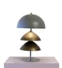 Klint Ray Iron Golden Finish Table Lamp with Iron Grey Shade