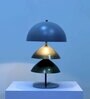 Klint Ray Iron Golden Finish Table Lamp with Iron Grey Shade
