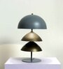 Klint Ray Iron Golden Finish Table Lamp with Iron Grey Shade