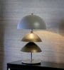 Klint Ray Iron Golden Finish Table Lamp with Iron Grey Shade