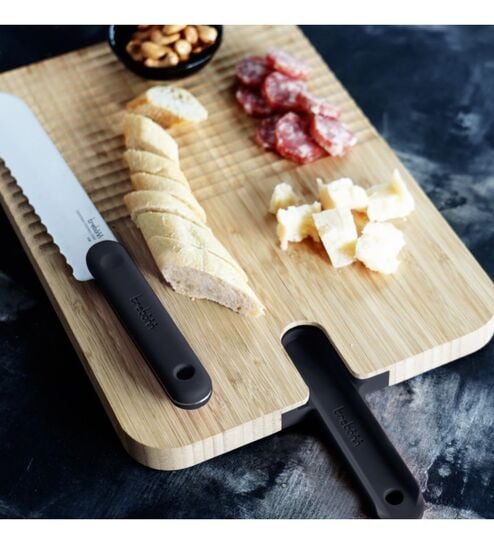 Knife with Bamboo Handle (Black)