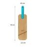 Knife with Bamboo Handle (Blue)