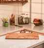 Knivio Acacia Wood Chopping Board with Center Handle