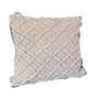 Knotty 100% Cotton 16x16 Inches Macrame Cushion Cover