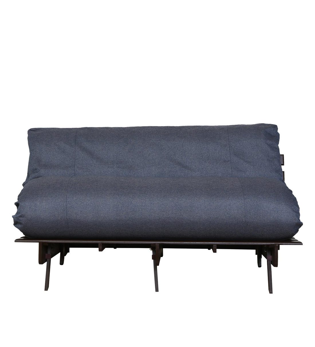 Buy Kobe Double Futon in Spruce Blue Colour with Mattress by ARRA