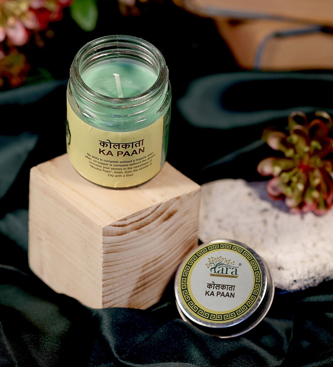 Buy Kolkatta Pan Scented Jar Candle Flavours Collection by Tara