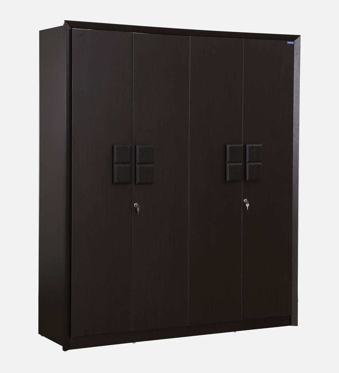 Buy Kosmo Choco 4 Door Wardrobe In Vermont Finish With