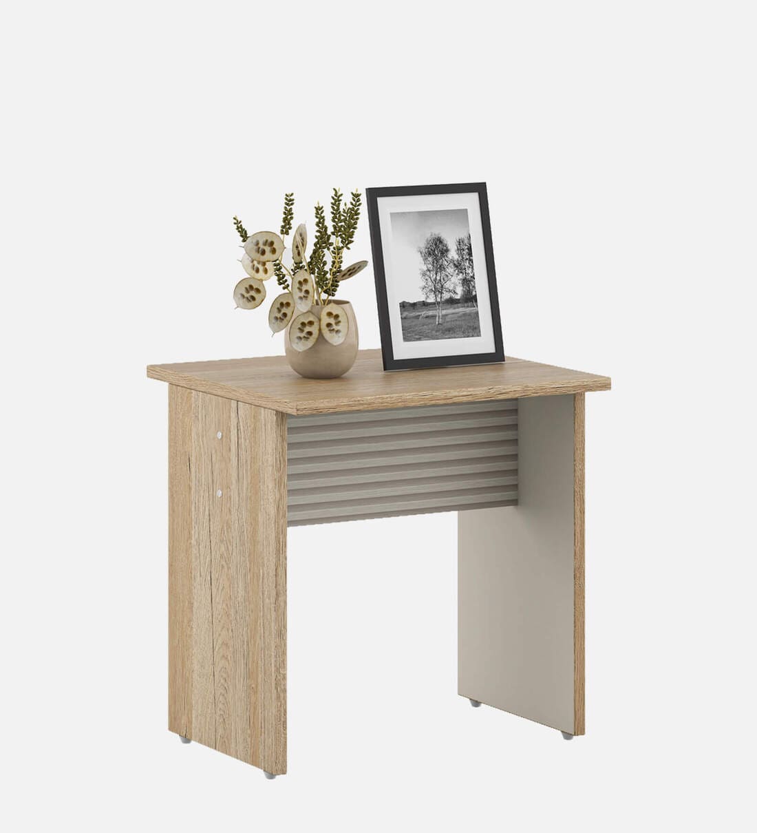 Kosmo Noah Wood Bedside Table in Melamine Finish