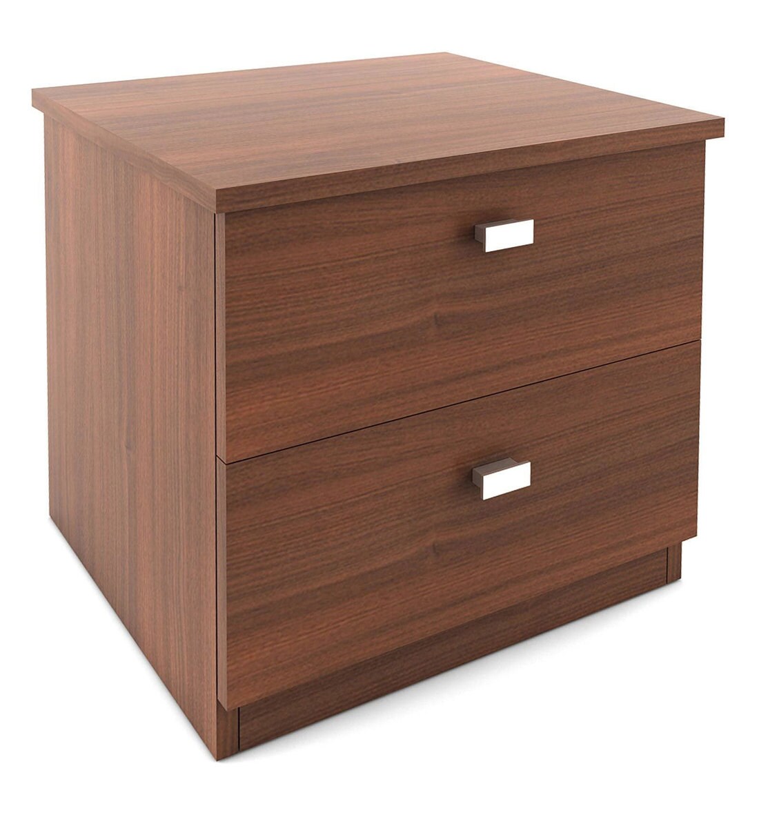 Buy Kosmo Premium Bedside Table in Walnut Rigato Woodpore Melamine
