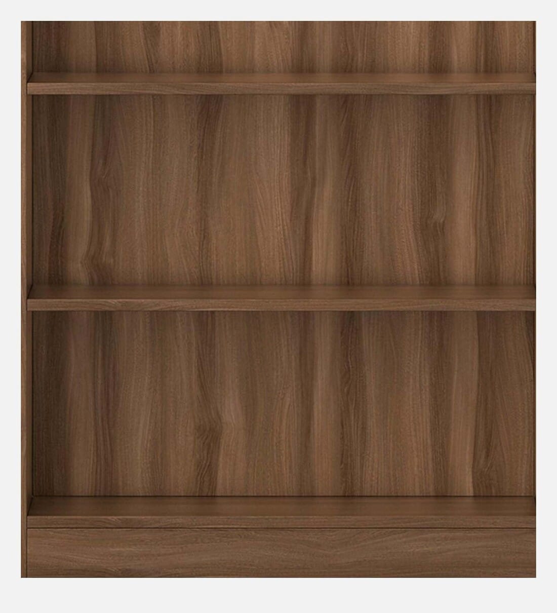 Buy Kosmo Willam Bookshelf In Walnut Natural Finish with 3 Tier at