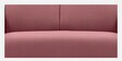 Kortes Velvet 2 Seater Sofa In Dusky Rose Colour