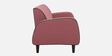 Kortes Velvet 2 Seater Sofa In Dusky Rose Colour