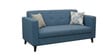 Kosmo  Carlos 2 Seater Sofa In Blue Color