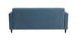 Kosmo Carlos 3 Seater Sofa In Blue Color Kosmo Carlos 3 Seater Sofa In Blue Color