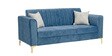 Kosmo Zenith 3 Seater Sofa In Blue Color