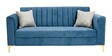 Kosmo Zenith 3 Seater Sofa In Blue Color