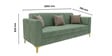 Kosmo Zenith 3 Seater Sofa In Green Color