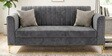 Kosmo Zenith 3 Seater Sofa In Grey Color