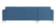 Kosmo Zenith LHS Sofa In Blue Color