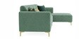 Kosmo Zenith LHS Sofa In Green Color