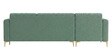 Kosmo Zenith LHS Sofa In Green Color