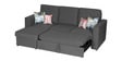 Kowloon RHS 3 Seater Sectional Sofa with Storage in Grey Colour