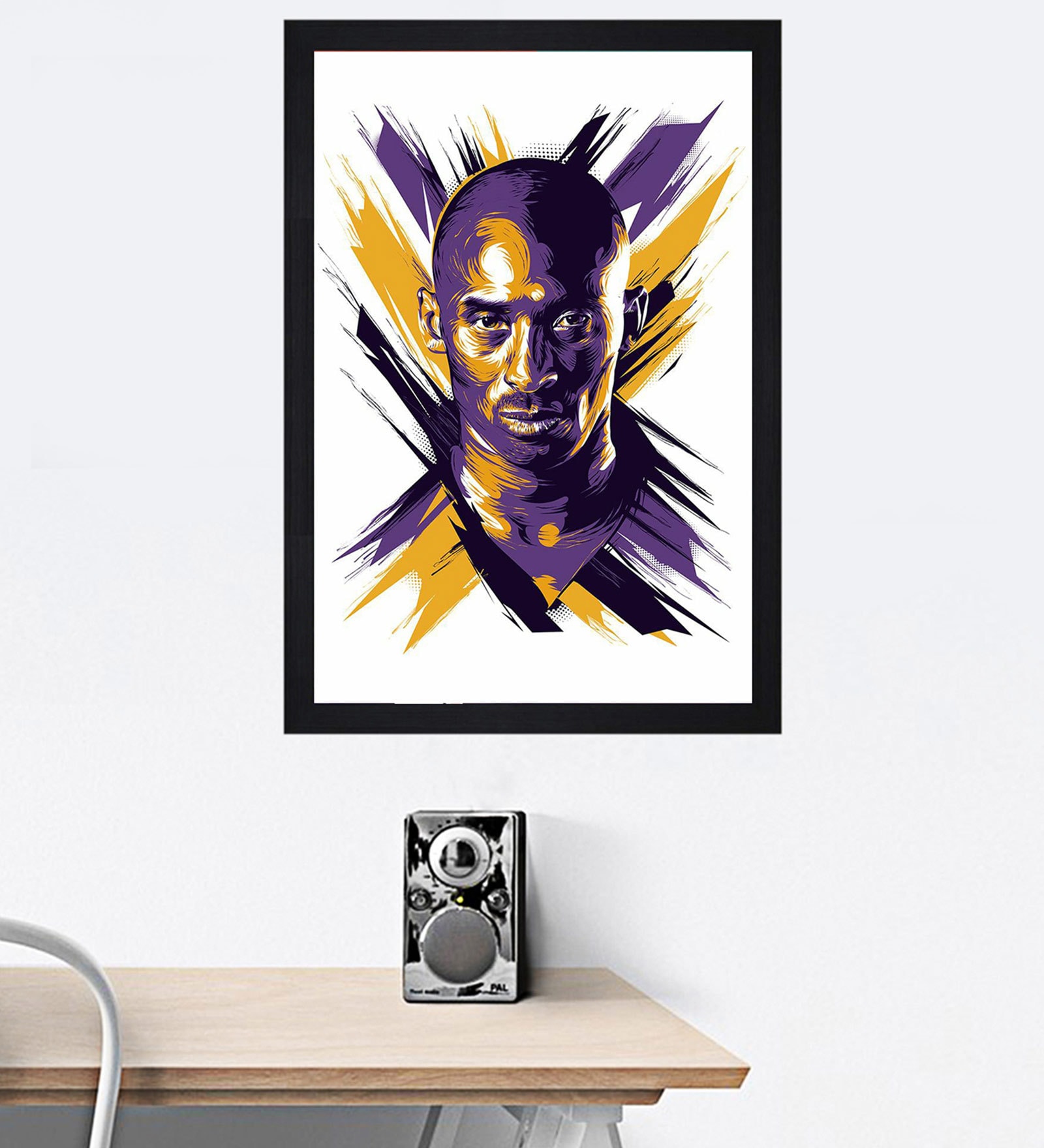 Buy Kobe-Bryant Wooden Framed Art Print By Chaque Decor at 87% OFF by ...