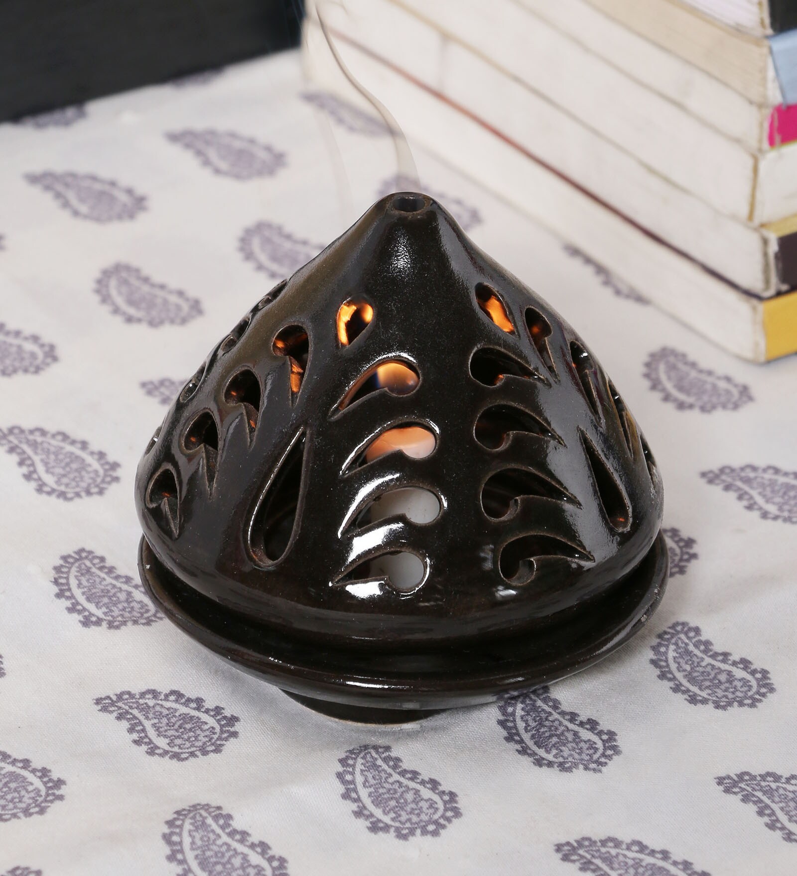 Buy Kokoon Brown Ceramic Tea Light Holder Online Tea Light Holders