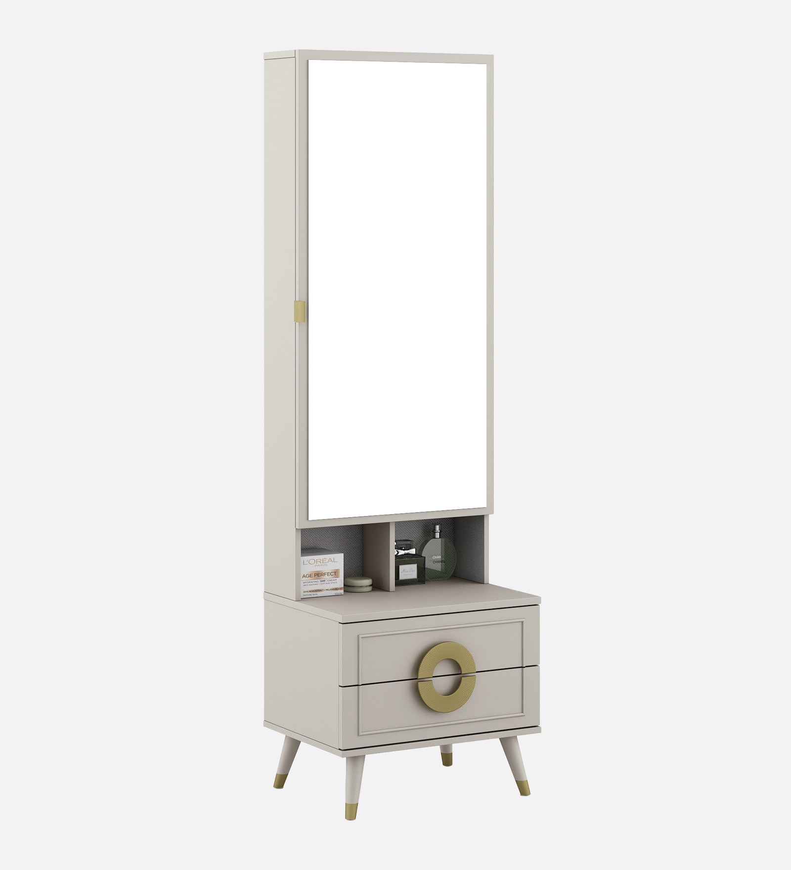 Kosmo Akira Dresser In Pumic Grey Finish