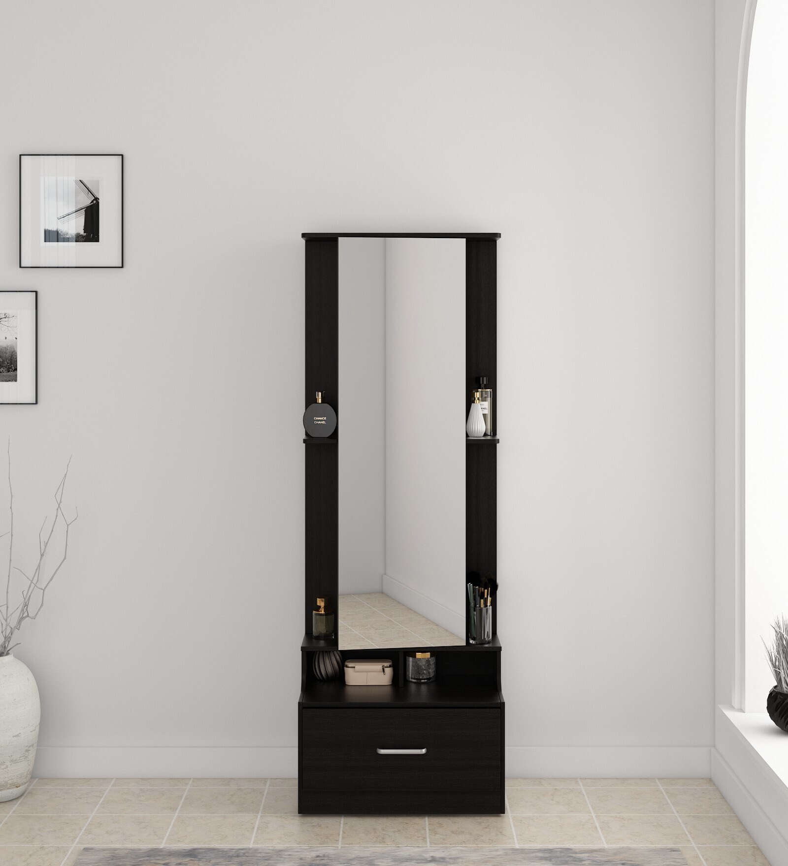 Kosmo Dressing Table Liwa in Natural Wenge Finish