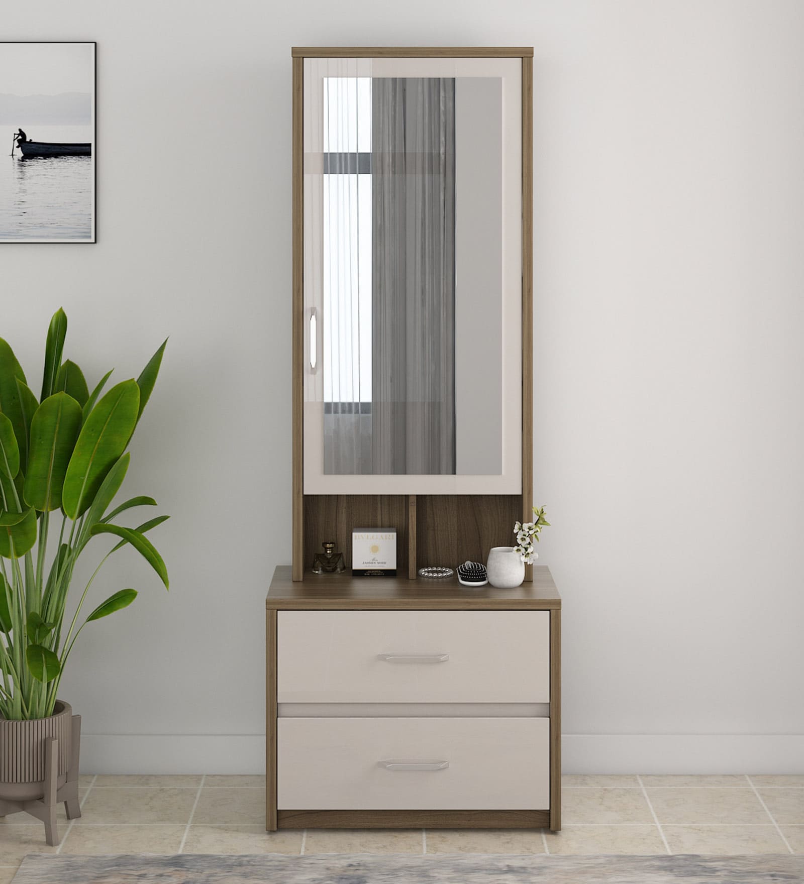 Kosmo Nora Dresser in Lyon Walnut Finish