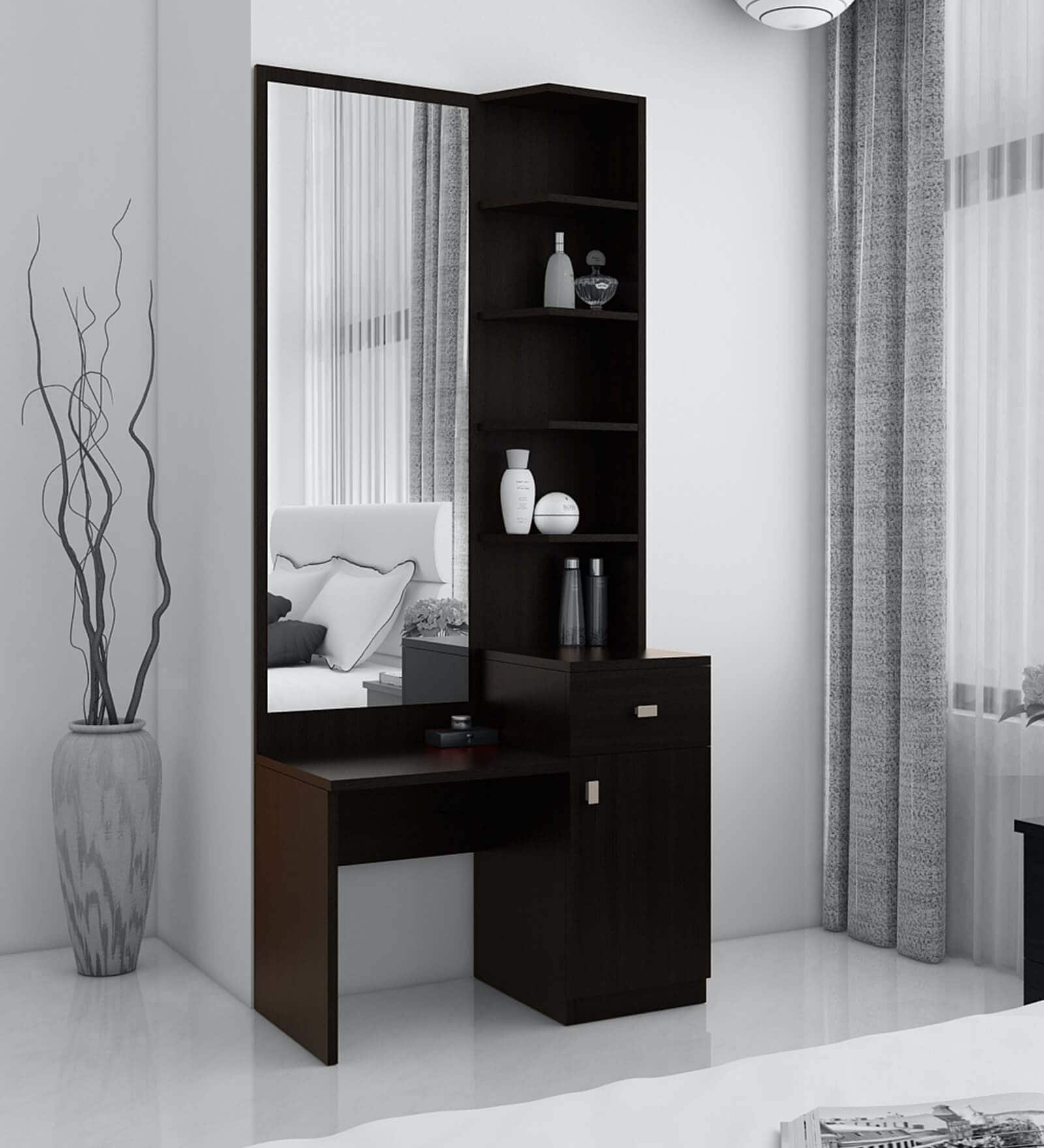 Buy Kosmo Premium Dressing Unit in Natural Wenge Woodpore Melamine