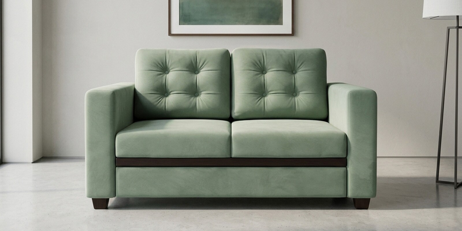Kosmo Montessa 2 Seater Sofa In Green Color