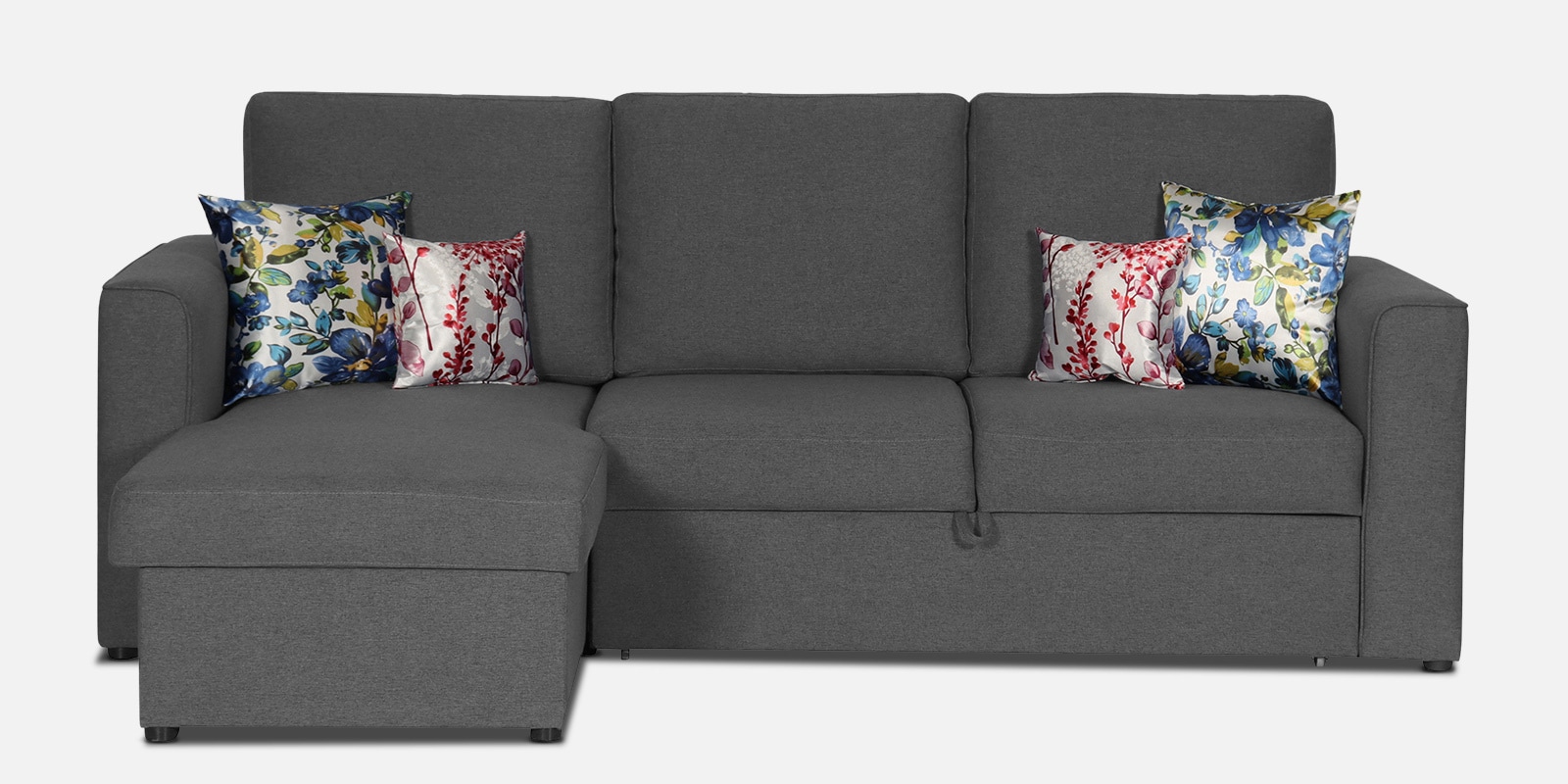 Kowloon RHS 3 Seater Sectional Sofa with Storage in Grey Colour Kowloon RHS 3 Seater Sectional Sofa with Storage in Grey Colour