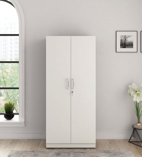 Kosmo Optima 2 Door Warbrobe In Kingston White Finish