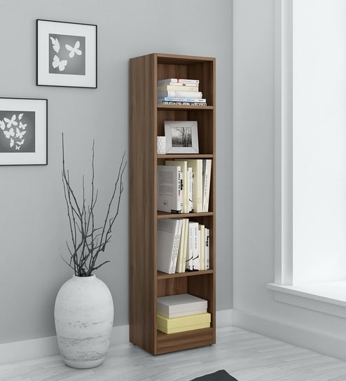 Kosmo Willam Bookshelf In Natural Finish with 5 Tier