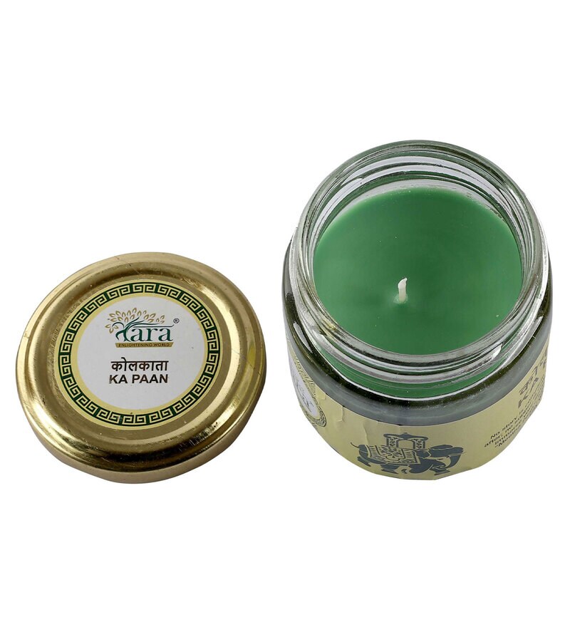 Buy Kolkatta Pan Scented Jar Candle Flavours Collection by Tara